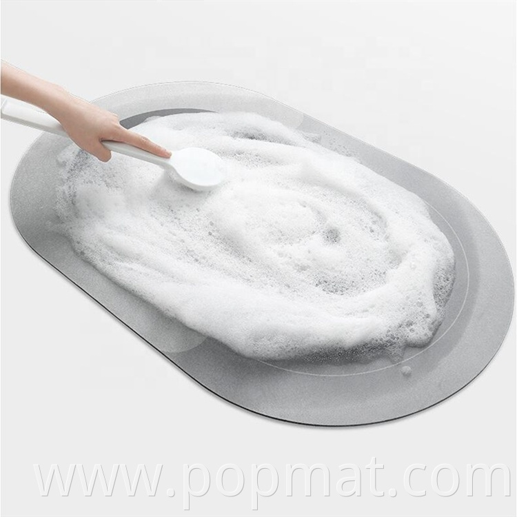 Water Absorption Floor Mat eco-friendly natural rubber sublimation door mat